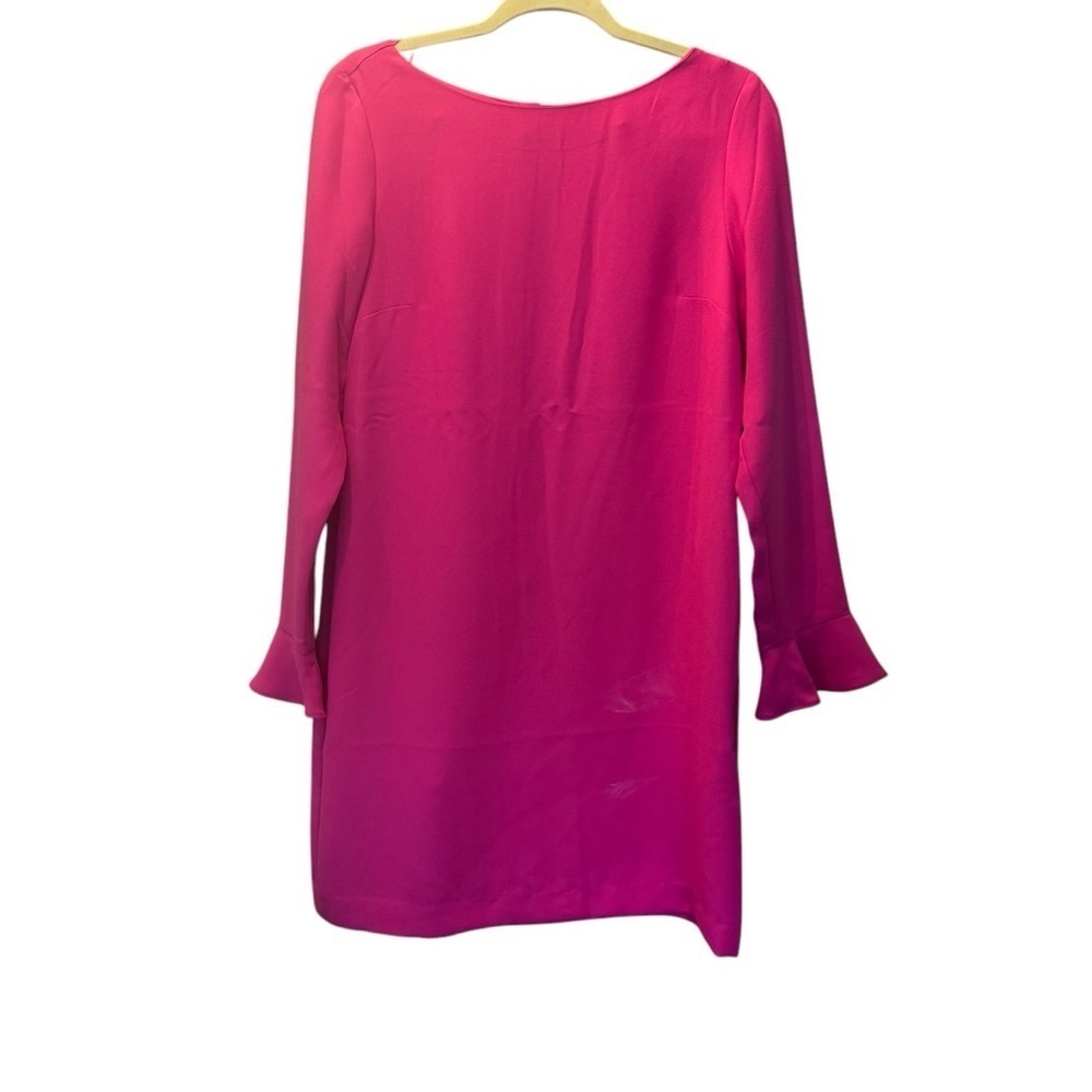 Banana Republic Pink Sheath Dress with Long Bishop Sleeves